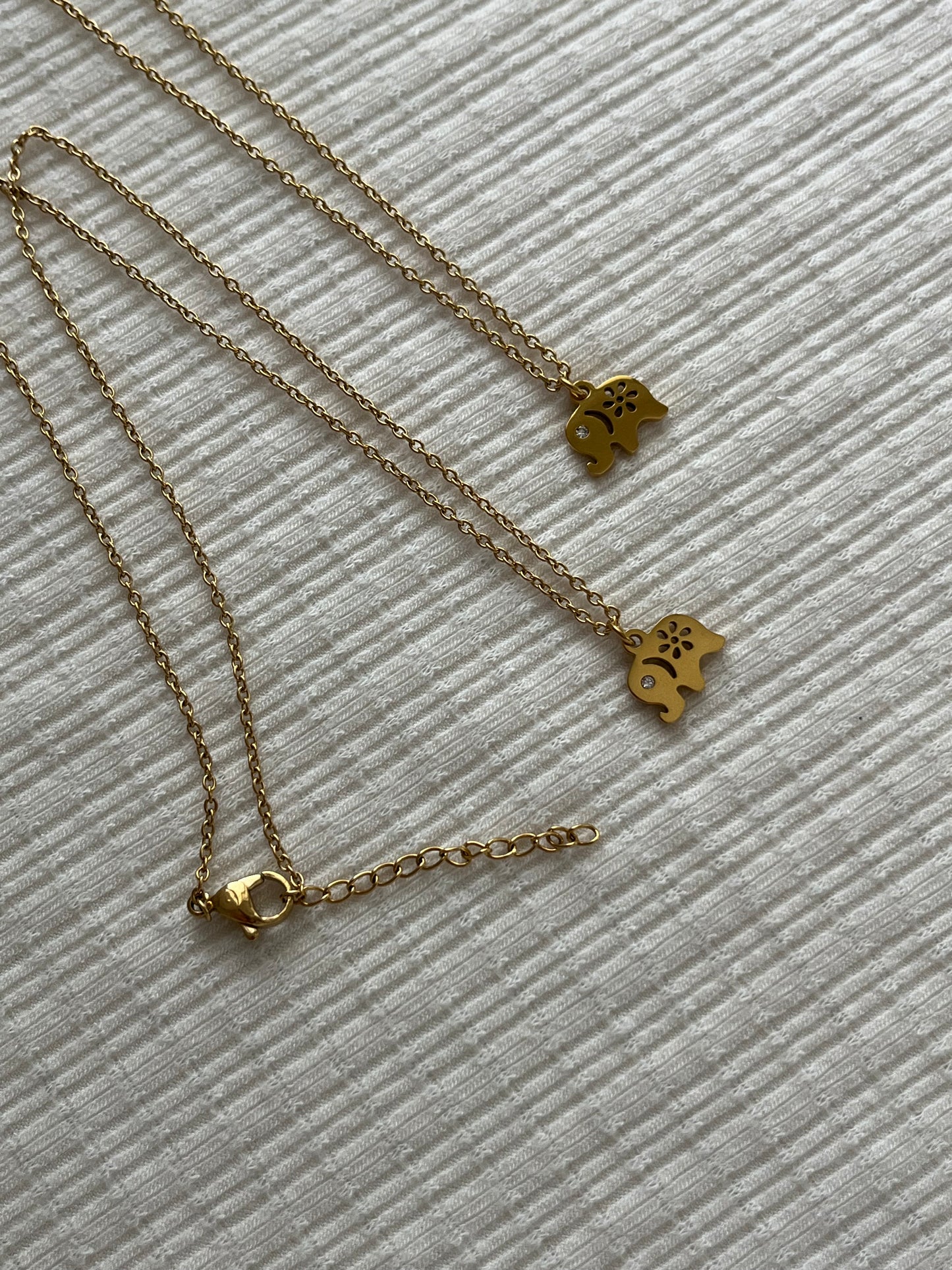 Elephant necklace